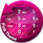 rocketdial pink theme android application logo